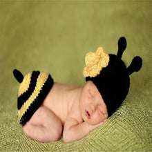 Load image into Gallery viewer, New Knitting Baby Hat Newborn Photography Props Cute Photography Props Children Cap For Girls Hat Baby Girl Clothing
