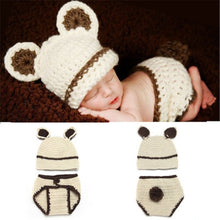 Load image into Gallery viewer, New Knitting Baby Hat Newborn Photography Props Cute Photography Props Children Cap For Girls Hat Baby Girl Clothing