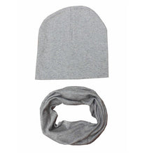 Load image into Gallery viewer, 2Pcs/Set Cotton Baby Hat Scarf Spring Star Print Children Caps Scarves Boys Girls Warm Beanie Collar Set Autumn Children Hat Set
