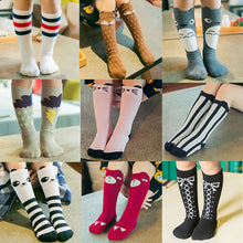 Load image into Gallery viewer, Baby Girls sock knee high Fox Cotton Cute Little Character Knee Socks Kid Clothing unisex Toddler Boot Socks Cartoon