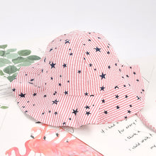 Load image into Gallery viewer, Baby Summer Outdoor Bucket Hat Kids Children Floral Panama Cap Sun Beach Caps Lovely Lace Princess Brim Baby Girl Sun Hat