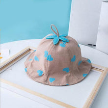 Load image into Gallery viewer, Baby Summer Outdoor Bucket Hat Kids Children Floral Panama Cap Sun Beach Caps Lovely Lace Princess Brim Baby Girl Sun Hat