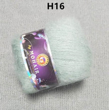 Load image into Gallery viewer, Handcraft Baby hand Knit Mohair Bonnet ,Baby Photography Props. Photography prop.on Baby Shower Gift
