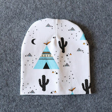 Load image into Gallery viewer, Baby Hat Cotton Printing Caps Toddler Boy Girl Infant Beanie Hat Spring Autumn Winter Children's Hats Newborn Caps 0-3 Years
