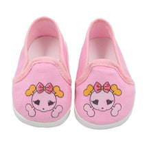 Load image into Gallery viewer, Cute Doll Shoes 7cm High-quality Bow Cartoon Skull Pattern Mini Shoes For 18 Inch American And Baby New Bron Dolls Toy 1/3 BJD
