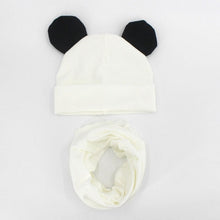 Load image into Gallery viewer, Baby Hat Cotton Ear Cap For Boys And Girls Winter Hat Scarf Set Children Boys Cap Scarf 2PCS
