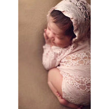 Load image into Gallery viewer, New Children Photography Clothing Newborn Lace Clothes Full Moon Hundred Days Baby Princess Hat Onesies
