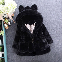 Load image into Gallery viewer, Baby Girls Jacket Kids Boys Fashion Coats Artificial Fur Warm Hooded Autumn Winter Girls Infant Clothing Children's Jacket
