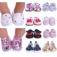 Load image into Gallery viewer, Doll Shoes Handmade Boots 7 Cm Doll Shoes For 18 Inch American &amp;43 Cm Baby New Born Doll Accessories For Our Generation Girl`Toy
