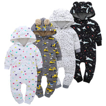 Load image into Gallery viewer, 2020 Spring And Autumn newborn baby boys girls warm clothing long sleeved mother children romper cotton kids  Garments
