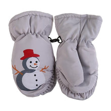 Load image into Gallery viewer, Children Winter Warm Gloves Boys Girls Waterproof Windproof Non-slip Snow Mittens Extended Wrist Skiing Sports Gloves
