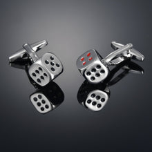 Load image into Gallery viewer, New luxury Sandhour Cufflinks of high-grade Safety hat/fire extinguisher/Judge hammer/alarm clock men's shirts Cuff-links gemelo
