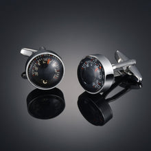 Load image into Gallery viewer, New luxury Sandhour Cufflinks of high-grade Safety hat/fire extinguisher/Judge hammer/alarm clock men's shirts Cuff-links gemelo

