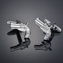 Load image into Gallery viewer, New luxury Sandhour Cufflinks of high-grade Safety hat/fire extinguisher/Judge hammer/alarm clock men's shirts Cuff-links gemelo
