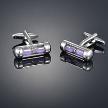 Load image into Gallery viewer, New luxury Sandhour Cufflinks of high-grade Safety hat/fire extinguisher/Judge hammer/alarm clock men's shirts Cuff-links gemelo
