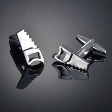 Load image into Gallery viewer, New luxury Sandhour Cufflinks of high-grade Safety hat/fire extinguisher/Judge hammer/alarm clock men's shirts Cuff-links gemelo
