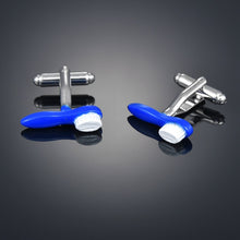 Load image into Gallery viewer, New luxury Sandhour Cufflinks of high-grade Safety hat/fire extinguisher/Judge hammer/alarm clock men's shirts Cuff-links gemelo
