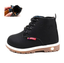 Load image into Gallery viewer, Children Casual Shoes Autumn Winter Martin Boots Boys Shoes Fashion Leather Soft Antislip Girls Boots 21-30 Sport Running Shoes
