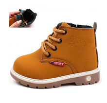 Load image into Gallery viewer, Children Casual Shoes Autumn Winter Martin Boots Boys Shoes Fashion Leather Soft Antislip Girls Boots 21-30 Sport Running Shoes
