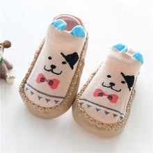 Load image into Gallery viewer, Infant Baby Socks With Rubber Soles Newborn Baby Girls Boys Shoes Autumn Baby Floor Socks Anti Slip Soft Sole Sock
