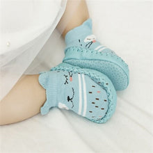 Load image into Gallery viewer, Infant Baby Socks With Rubber Soles Newborn Baby Girls Boys Shoes Autumn Baby Floor Socks Anti Slip Soft Sole Sock
