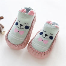 Load image into Gallery viewer, Infant Baby Socks With Rubber Soles Newborn Baby Girls Boys Shoes Autumn Baby Floor Socks Anti Slip Soft Sole Sock
