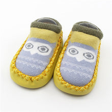 Load image into Gallery viewer, Infant Baby Socks With Rubber Soles Newborn Baby Girls Boys Shoes Autumn Baby Floor Socks Anti Slip Soft Sole Sock
