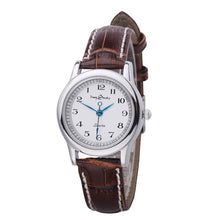 Load image into Gallery viewer, Men Quartz Watch Counterclockwise Backward Scale Oil Embossing Dial Waterproof Reverse Watch  Leather Boy Student Men Watch
