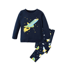 Load image into Gallery viewer, Children Clothing Set Boys Cartoon Sleepwear Kids Super Hero Pajamas Baby Long Sleeve Pijama Girls Unicorn Homewear
