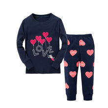 Load image into Gallery viewer, Children Clothing Set Boys Cartoon Sleepwear Kids Super Hero Pajamas Baby Long Sleeve Pijama Girls Unicorn Homewear
