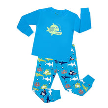 Load image into Gallery viewer, Children Clothing Set Boys Cartoon Sleepwear Kids Super Hero Pajamas Baby Long Sleeve Pijama Girls Unicorn Homewear
