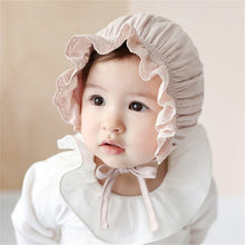 Load image into Gallery viewer, Lace Newborn Baby Hat Cute Cotton Kids Baby Girl Hat Cap Princess Infant Toddler Baby Bonnet Girls Summer Sun Hat Gifts
