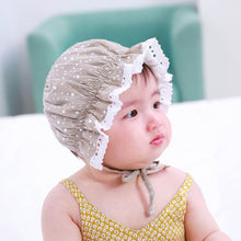 Load image into Gallery viewer, Lace Newborn Baby Hat Cute Cotton Kids Baby Girl Hat Cap Princess Infant Toddler Baby Bonnet Girls Summer Sun Hat Gifts
