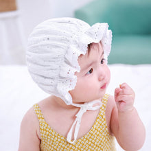 Load image into Gallery viewer, Lace Newborn Baby Hat Cute Cotton Kids Baby Girl Hat Cap Princess Infant Toddler Baby Bonnet Girls Summer Sun Hat Gifts
