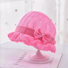 Load image into Gallery viewer, Lace Newborn Baby Hat Cute Cotton Kids Baby Girl Hat Cap Princess Infant Toddler Baby Bonnet Girls Summer Sun Hat Gifts
