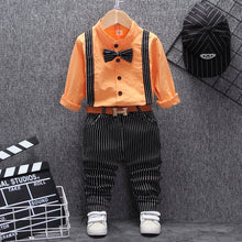 Load image into Gallery viewer, Fall baby boys girls clothing set T-shirt tops pant tracksuits for newborn baby boy girls outfits Pullover overalls clothes sets
