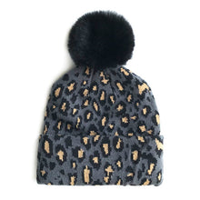 Load image into Gallery viewer, Matching Family Outfits Leopard Children Hats Mother Kids Hats Winter Kids Caps Warm Photography Props Girls Hats Boys Clothing
