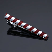 Load image into Gallery viewer, high-end Tie Clip men jewelry luxury Classic gold lase Matte Tie Bar carving Simple Brushed Smooth crystal Clasp Tie Pin Gifts
