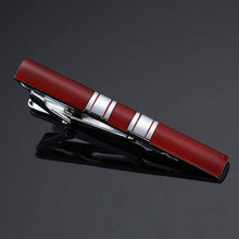Load image into Gallery viewer, high-end Tie Clip men jewelry luxury Classic gold lase Matte Tie Bar carving Simple Brushed Smooth crystal Clasp Tie Pin Gifts
