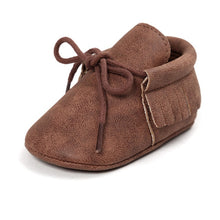 Load image into Gallery viewer, 2020 Autumn/Spring Baby Shoes Newborn Boys Girls PU Leather Moccasins Sequin First Walkers Baby Shoes 0-18M
