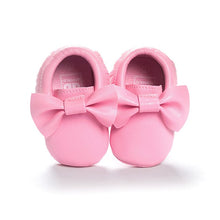 Load image into Gallery viewer, Handmade Soft Bottom Fashion Tassels Baby Moccasin Newborn Babies Shoes 19-colors PU leather Prewalkers Boots
