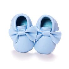 Load image into Gallery viewer, Handmade Soft Bottom Fashion Tassels Baby Moccasin Newborn Babies Shoes 19-colors PU leather Prewalkers Boots
