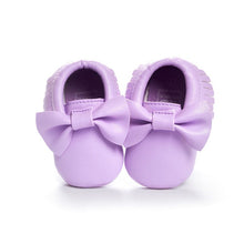 Load image into Gallery viewer, Handmade Soft Bottom Fashion Tassels Baby Moccasin Newborn Babies Shoes 19-colors PU leather Prewalkers Boots
