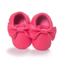 Load image into Gallery viewer, Handmade Soft Bottom Fashion Tassels Baby Moccasin Newborn Babies Shoes 19-colors PU leather Prewalkers Boots
