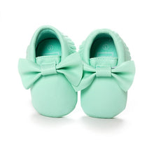 Load image into Gallery viewer, Handmade Soft Bottom Fashion Tassels Baby Moccasin Newborn Babies Shoes 19-colors PU leather Prewalkers Boots
