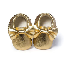 Load image into Gallery viewer, Handmade Soft Bottom Fashion Tassels Baby Moccasin Newborn Babies Shoes 19-colors PU leather Prewalkers Boots
