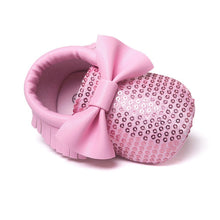Load image into Gallery viewer, Handmade Soft Bottom Fashion Tassels Baby Moccasin Newborn Babies Shoes 19-colors PU leather Prewalkers Boots

