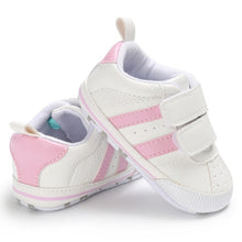Load image into Gallery viewer, Infant Toddler Soft Sole Hook Loop Prewalker Sneakers Baby Boy Girl Crib Shoes Newborn to 18 Months

