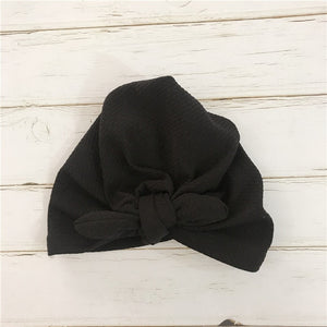 2019 Fashion Baby Hats Rabbit Ears Infant Children Baby Girls Boho Hat Beanie Scarf Turban Head Wrap Cap headscarf