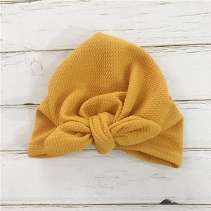 2019 Fashion Baby Hats Rabbit Ears Infant Children Baby Girls Boho Hat Beanie Scarf Turban Head Wrap Cap headscarf